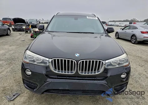 2015 BMW X3 Sdrive28I from USA, damaged, VIN 5UXWZ7C51F0M83327
